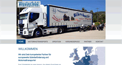 Desktop Screenshot of hw-transporte.de