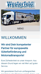 Mobile Screenshot of hw-transporte.de