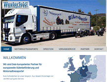 Tablet Screenshot of hw-transporte.de
